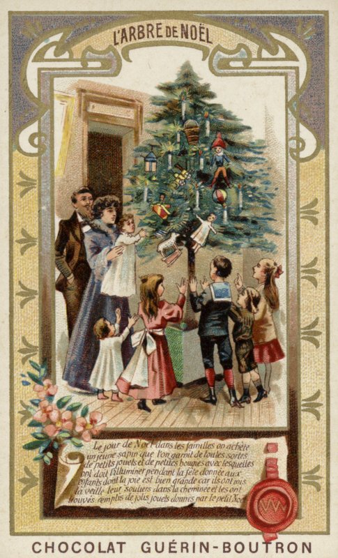 Christmas tree (chromolitho) 作者 法语学校