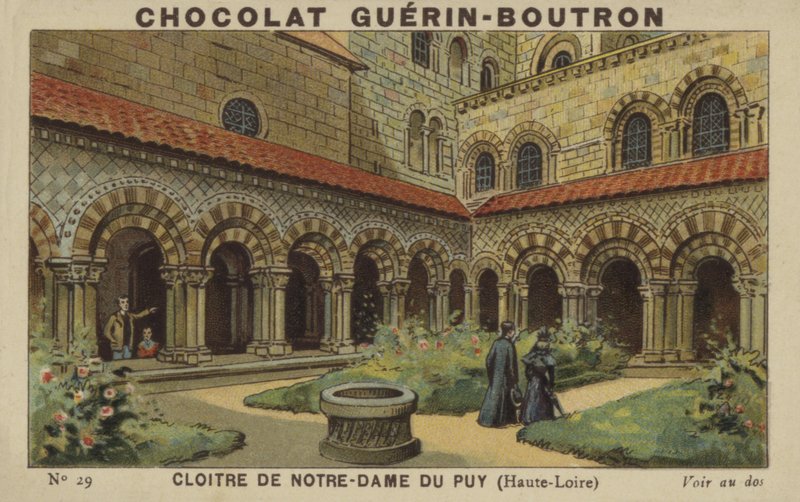 修道院的Notre-Dame du Puy，Haute-Loire 作者 法语学校