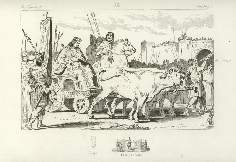 Clovis III，Austrasia的木偶法兰克国王 作者 法语学校