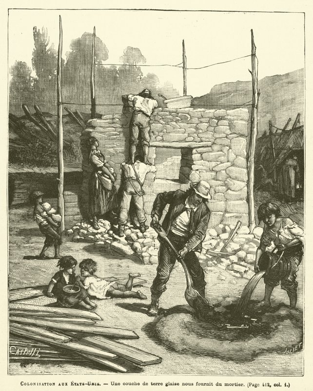 在美国殖民（版画） 作者 法语学校