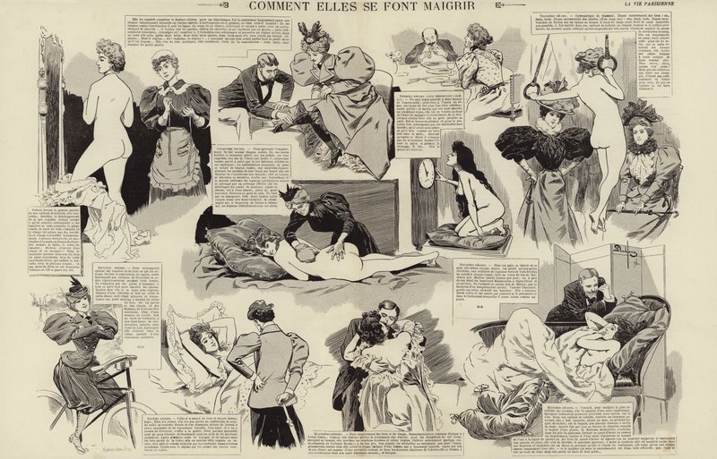 Comment elles se font maigrir (engraving) 作者 法语学校