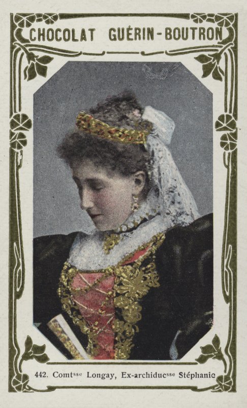 Comtesse Longay，前Archiduchesse Stephanie（彩色照片） 作者 法语学校