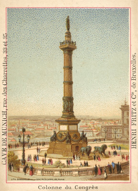 Congress Column, Brussels (chromolitho) 作者 法语学校