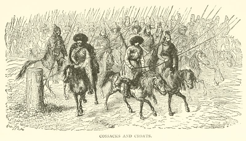Cossacks and Croats (engraving) 作者 法语学校