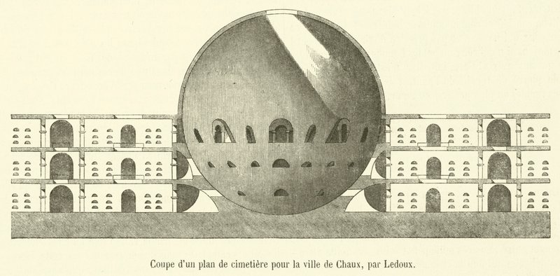 绍镇墓地平面图（版画） 作者 法语学校