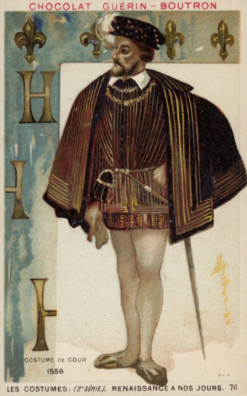 宫廷服饰，1556 作者 法语学校