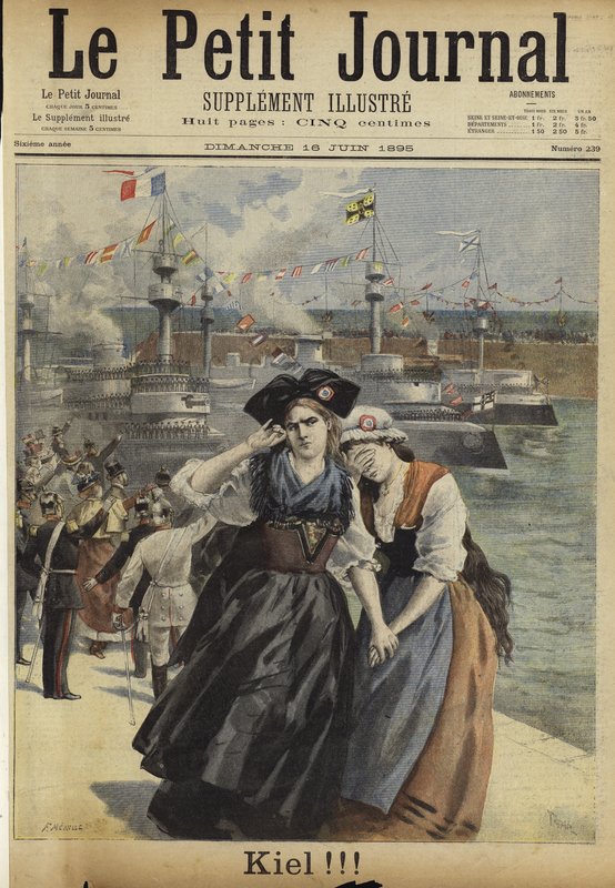 Le Petit Journal的封面，1895年6月16日 作者 法语学校