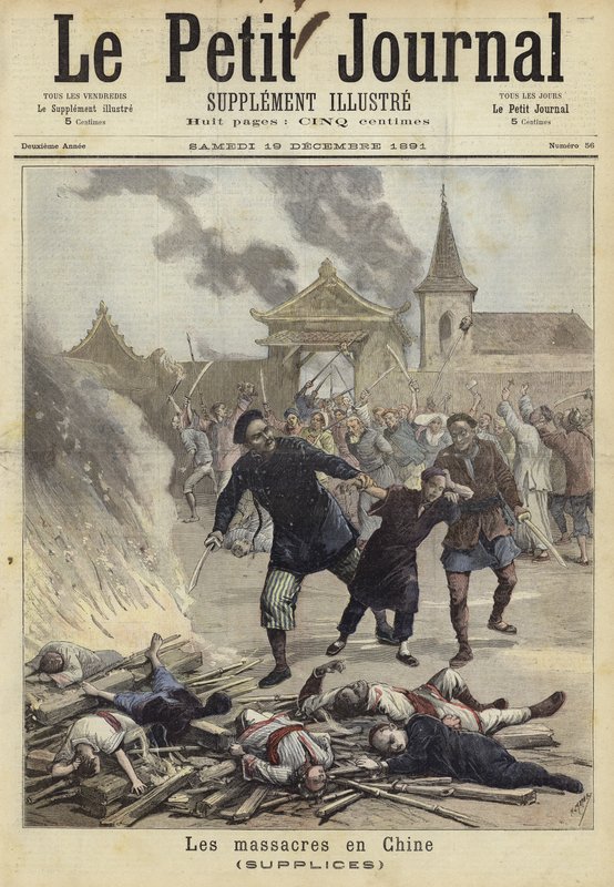 Le Petit Journal的封面，1891年12月19日 作者 法语学校