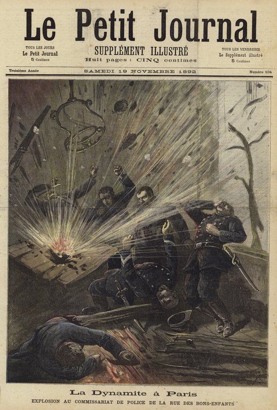 Le Petit Journal的封面，1892年11月19日 作者 法语学校