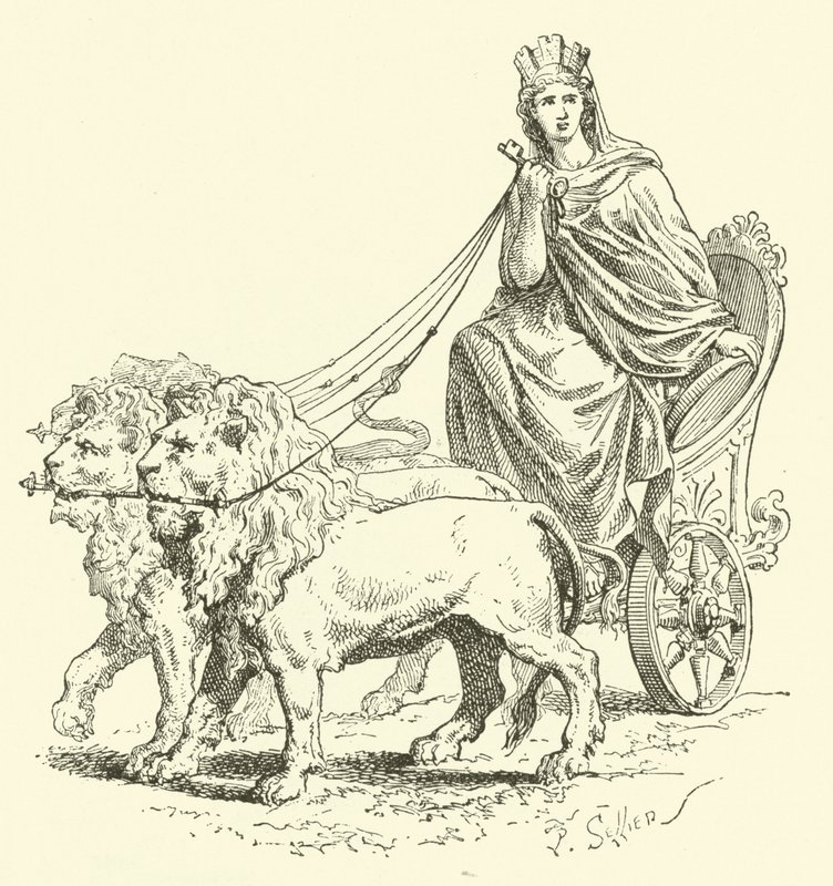 Cybele (engraving) 作者 法语学校