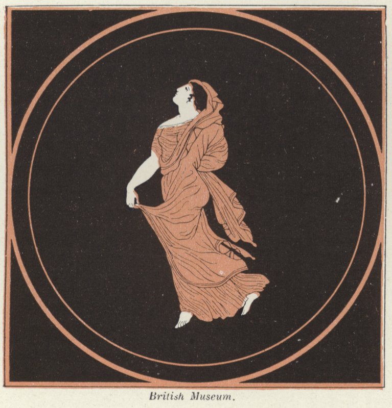 Detail of Greek pottery (colour litho) 作者 法语学校