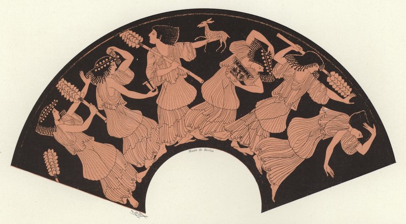Detail of Greek pottery (colour litho) 作者 法语学校