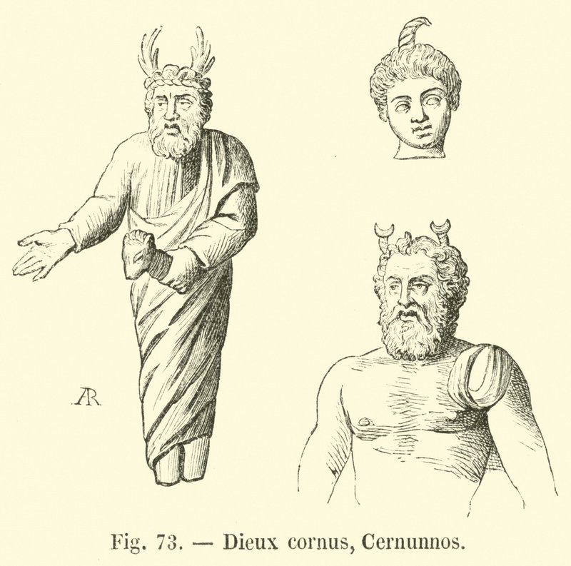 Dieux cornus，Cernunnos 作者 法语学校