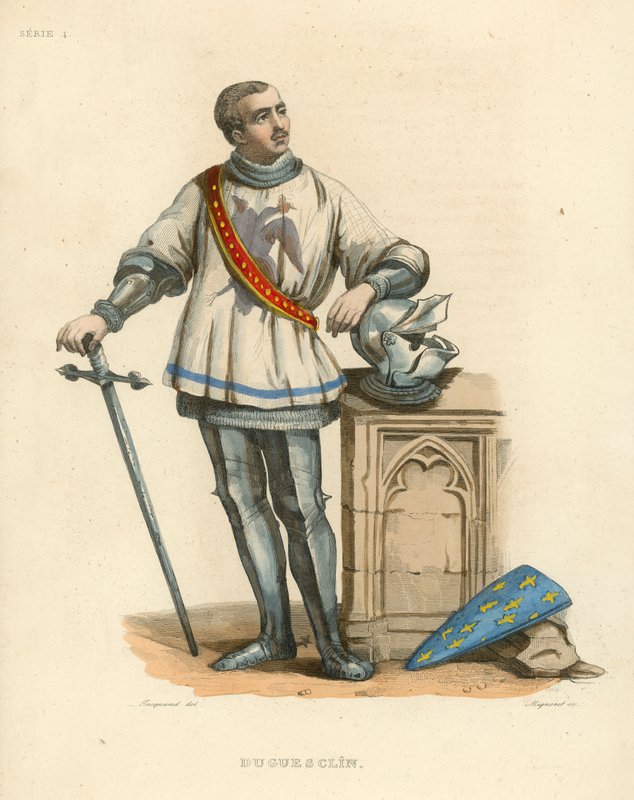Duguesclin (coloured engraving) 作者 法语学校