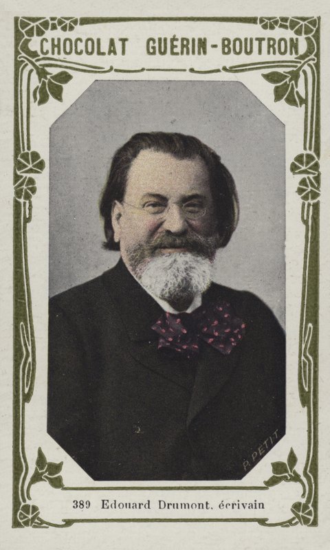 Edouard Drumont，作家（彩色照片） 作者 法语学校