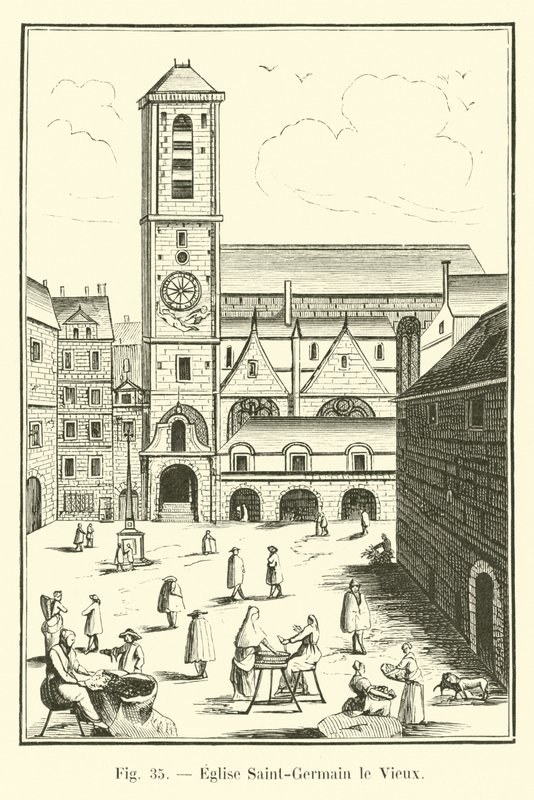 Church Saint-Germain le Vieux 作者 法语学校