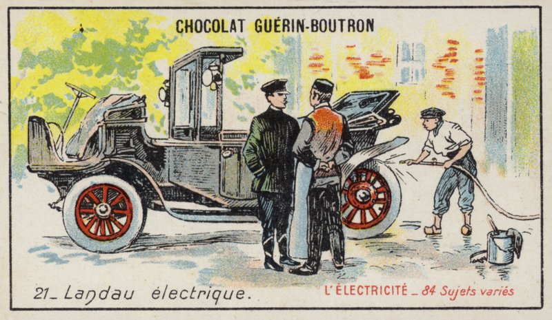 Electric Landau (chromolitho) 作者 法语学校