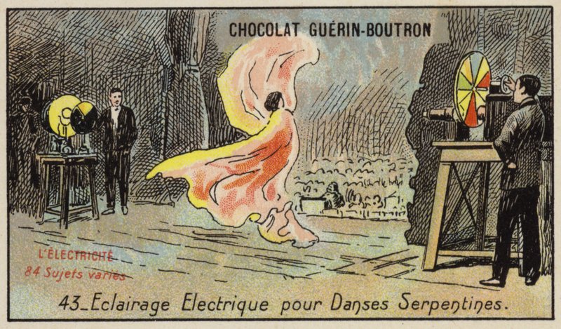 Electric lighting for the serpentine dance (chromolitho) 作者 法语学校