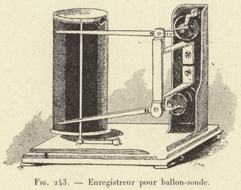 Enregistreur pour ballon-sonde (engraving) 作者 法语学校