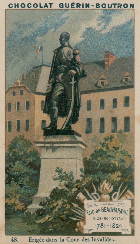 Eug de Beauharnais，意大利总督，1781-1824，Erigee in the Cour des Invalides 作者 法语学校