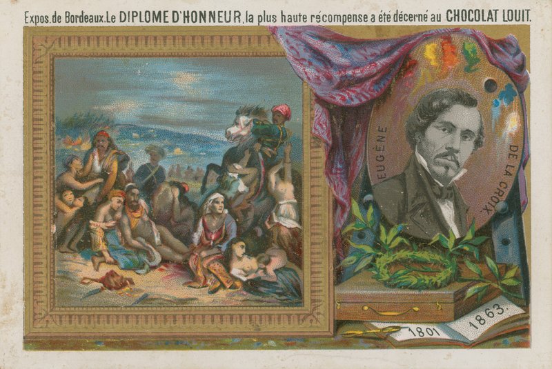 Eugene Delacroix，19世纪法国画家 作者 法语学校