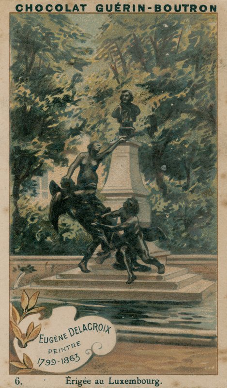 Eugene Delacroix，画家，1799-1863，Erigee在卢森堡 作者 法语学校