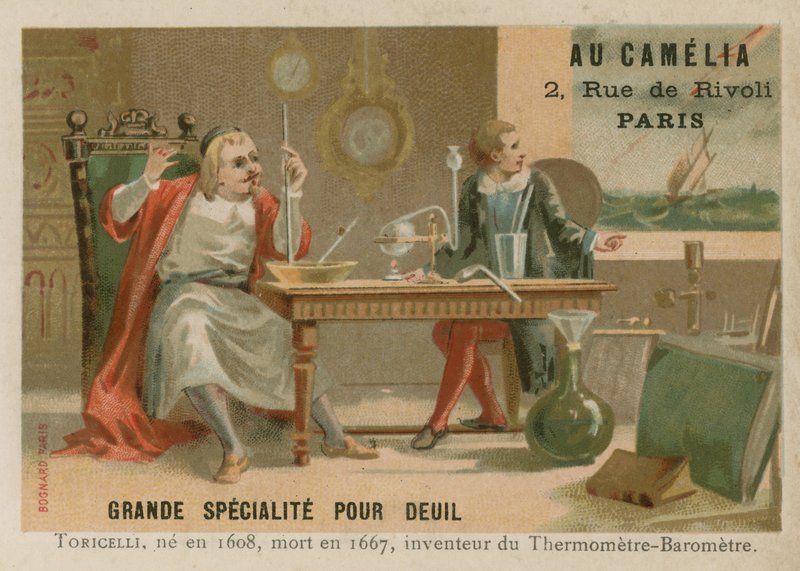 Evangelista Torricelli，意大利物理学家和数学家 作者 法语学校