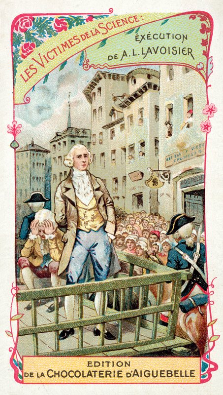执行Antoine Lavoisier，1794年 作者 法语学校