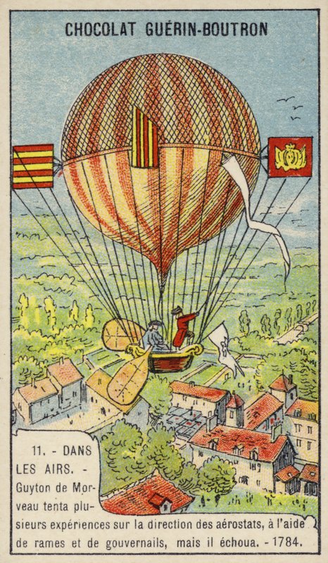 Failed attempt by Guyton de Morveau to steer a balloon 作者 法语学校