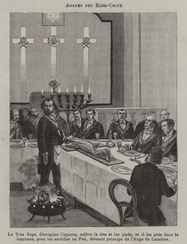 Feast of the Rose Croix (engraving) 作者 法语学校