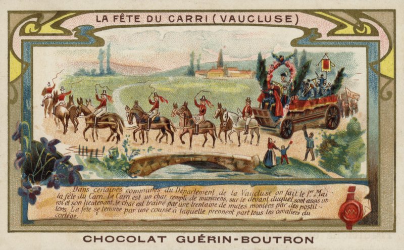Festival of the Carri, Vaucluse, France (chromolitho) 作者 法语学校