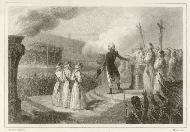 1790年7月14日，Fete de la Federation 作者 法语学校