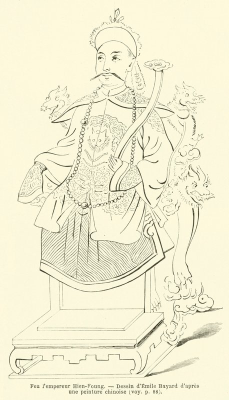 先帝贤福（雕刻）。 作者 法语学校