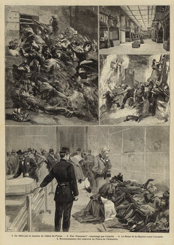 1897年在巴黎慈善义卖会上开火 作者 法语学校