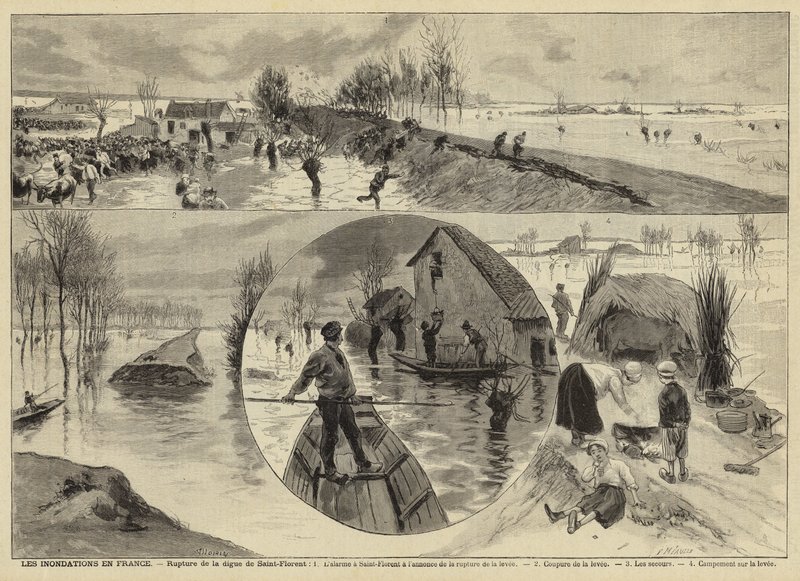 法国的洪水，1897年 作者 法语学校