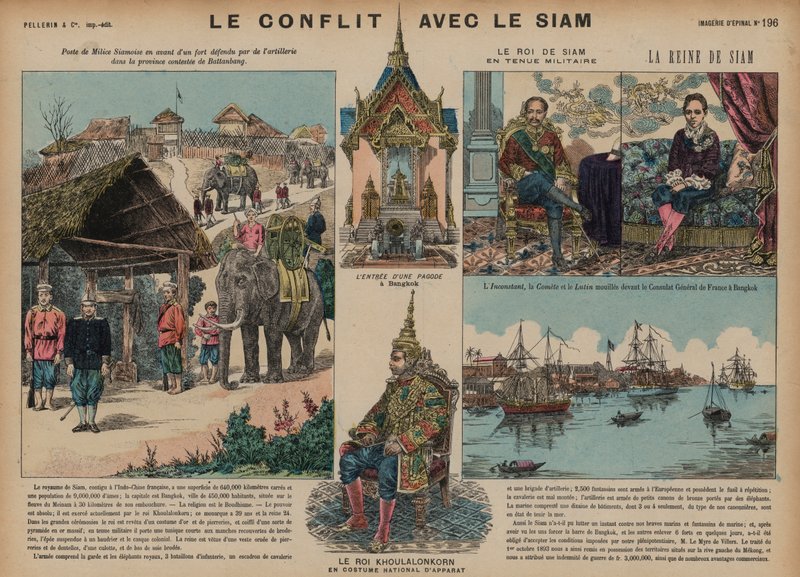 法兰西暹罗战争，1893年 作者 法语学校