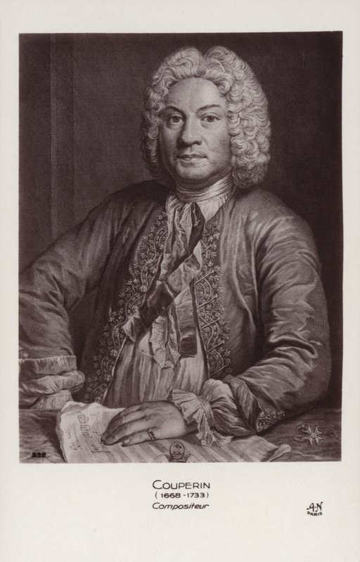 Francois Couperin，法国巴洛克作曲家，风琴师和大键琴演奏家（1668-1733） 作者 法语学校