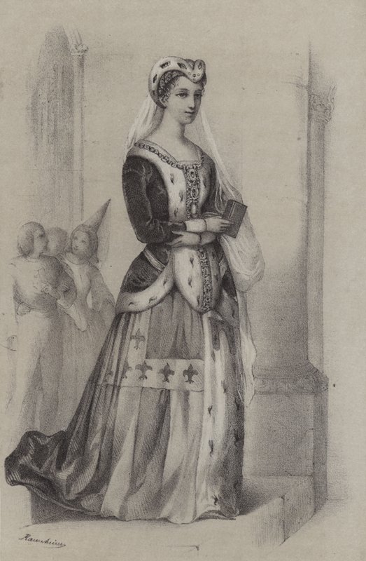 Francoise De Bretagne, Duchesse De Bretagne (engraving) 作者 法语学校