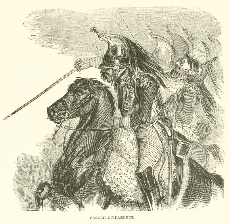 French Cuirassiers (engraving) 作者 法语学校