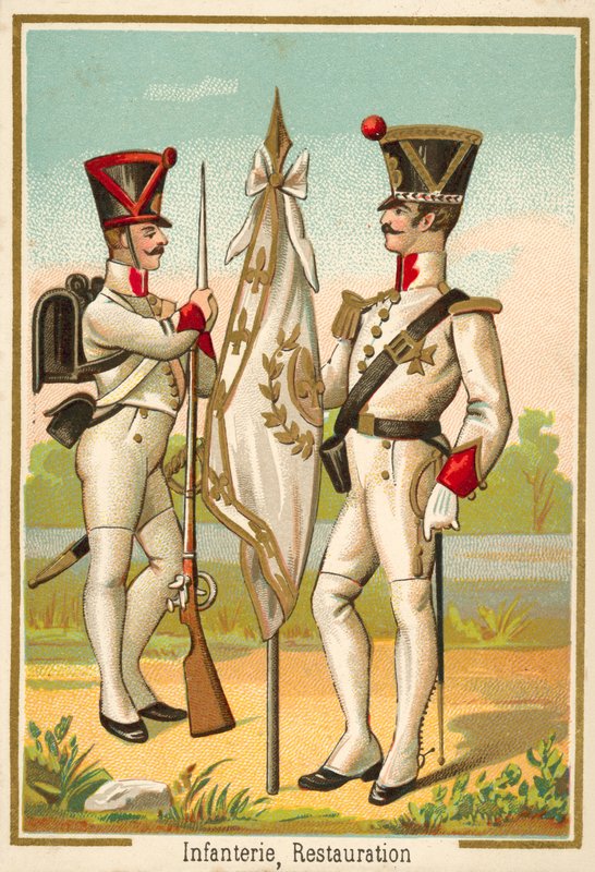 French infantry of the Restoration (chromolitho) 作者 法语学校