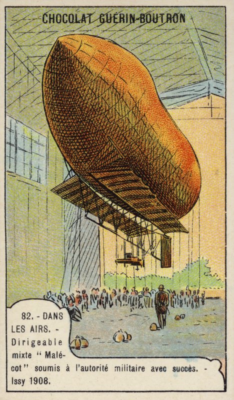 French military airship Malecot, Issy, France 作者 法语学校