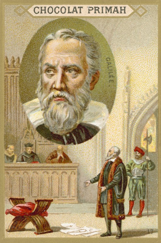 Galileo Galilei，意大利物理学家，数学家和天文学家 作者 法语学校