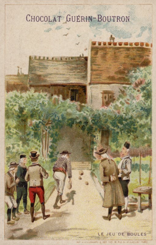 Game of boules (chromolitho) 作者 法语学校