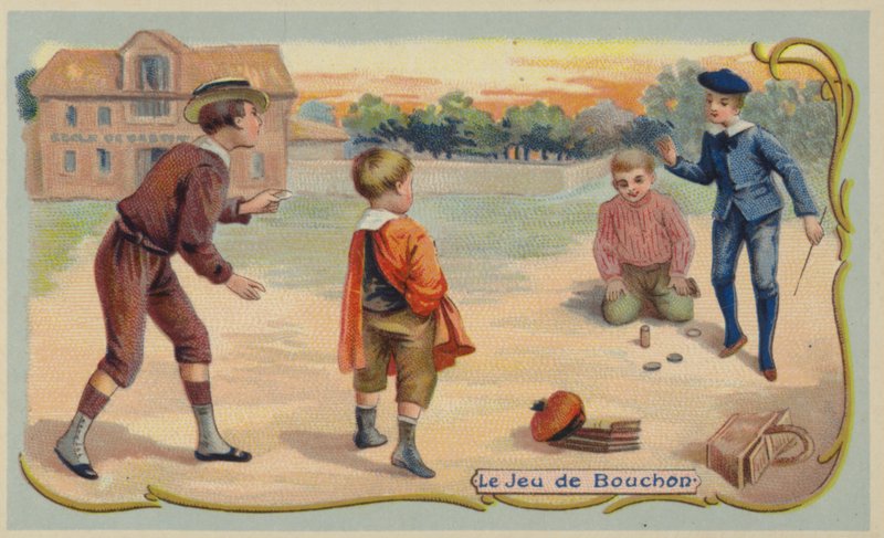 Game of quoits (chromolitho) 作者 法语学校