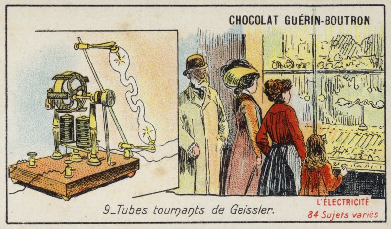 Geissler tubes (chromolitho) 作者 法语学校