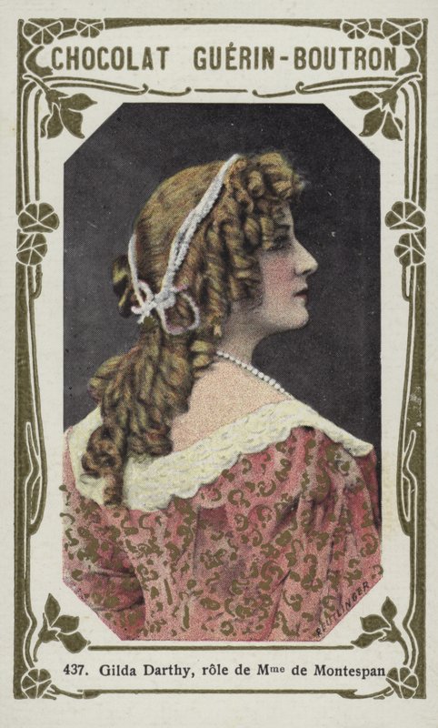 Gilda Darthy，de Montespan女士角色（彩色照片） 作者 法语学校