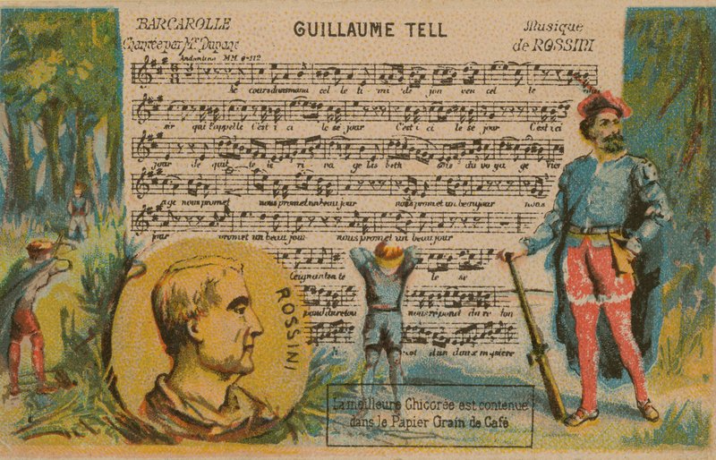 Gioachino Rossini，19世纪意大利作曲家，以及他的歌剧William Tell的音乐 作者 法语学校