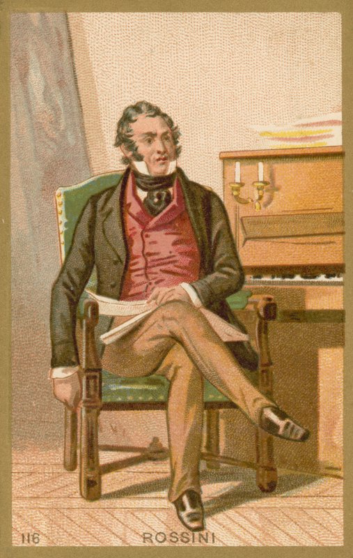 Gioachino Rossini，意大利作曲家 作者 法语学校
