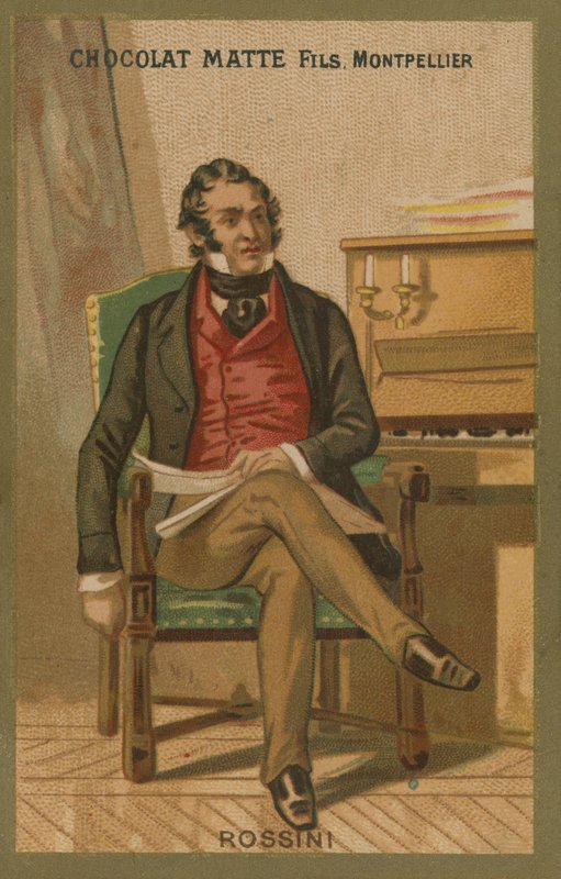 Gioachino Rossini，意大利作曲家 作者 法语学校
