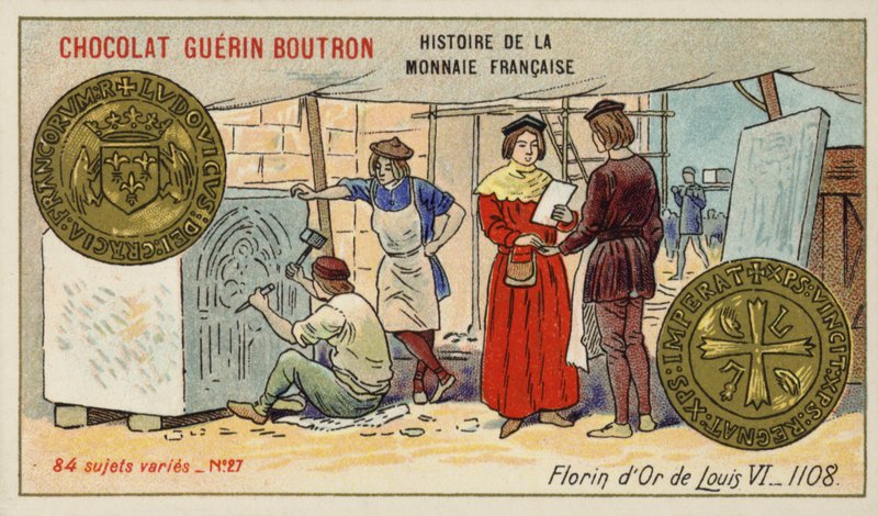 Gold florin of Louis VI 作者 法语学校